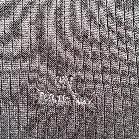 Cutter & Buck Sweater Mens XL 1/4 Zip Mock Neck Black Porters Neck Pullover - Picture 6 of 12